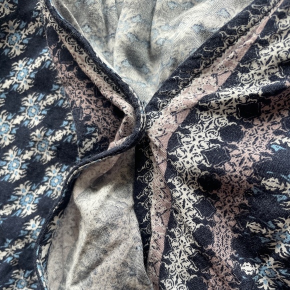 Max Studio Printed Faux-Wrap Sleeveless Blouse - Picture 7 of 12